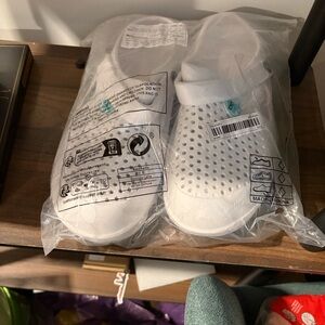 Men's White Slip-On Loafers